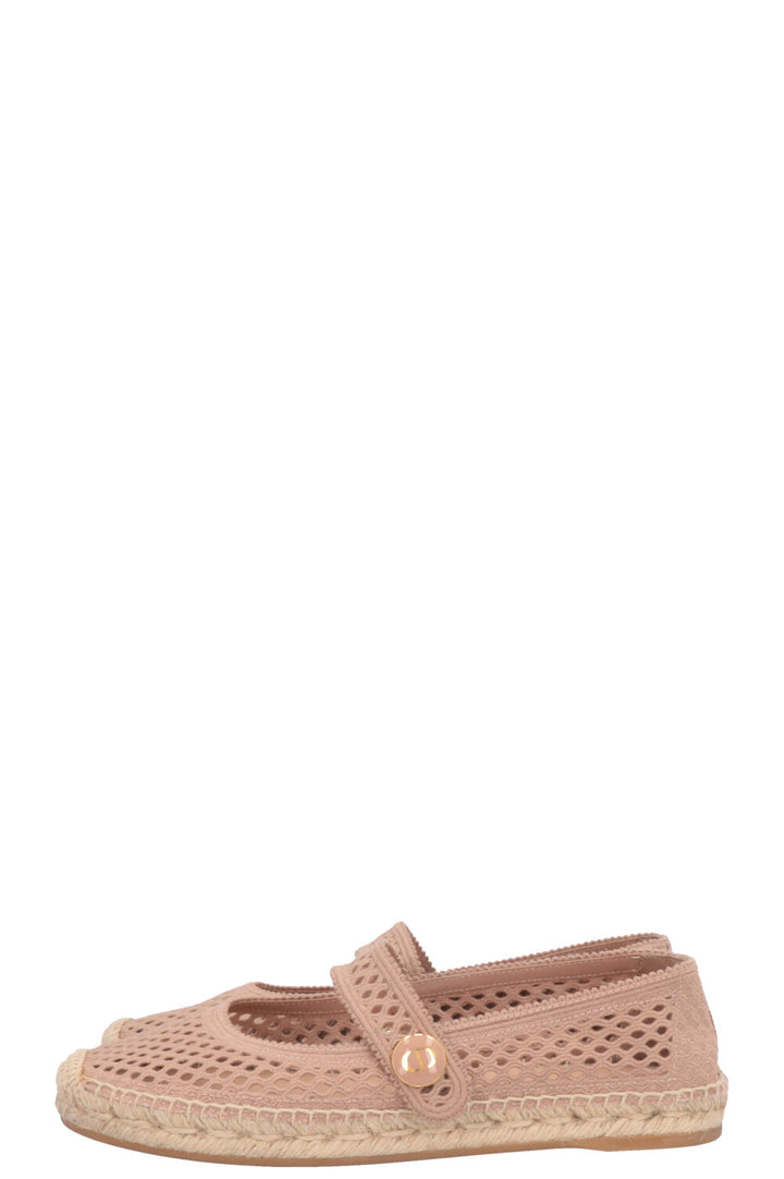 CHRISTIAN DIOR Mesh Mary Jane Nude