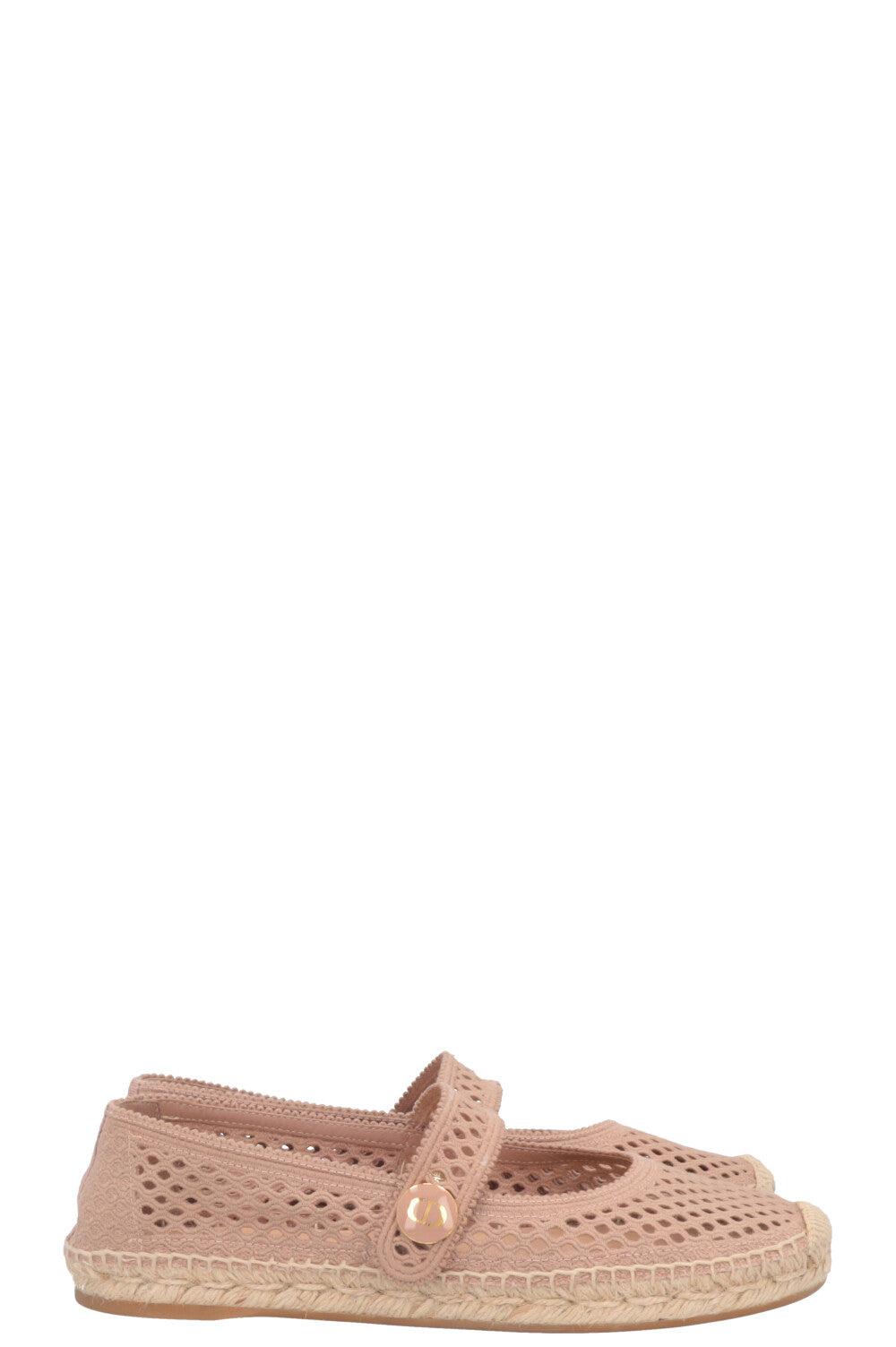 CHRISTIAN DIOR Mesh Mary Jane Nude
