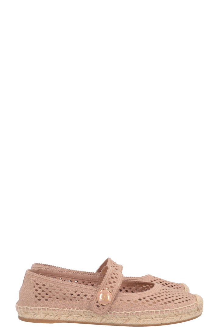 CHRISTIAN DIOR Mesh Mary Jane Nude