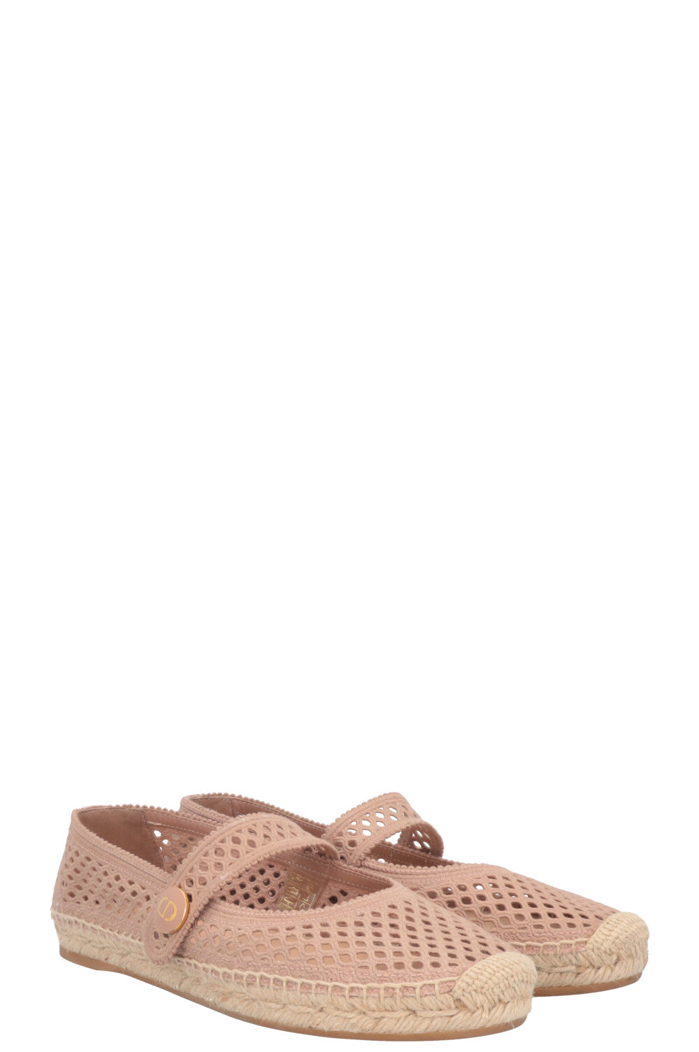 CHRISTIAN DIOR Mesh Mary Jane Nude
