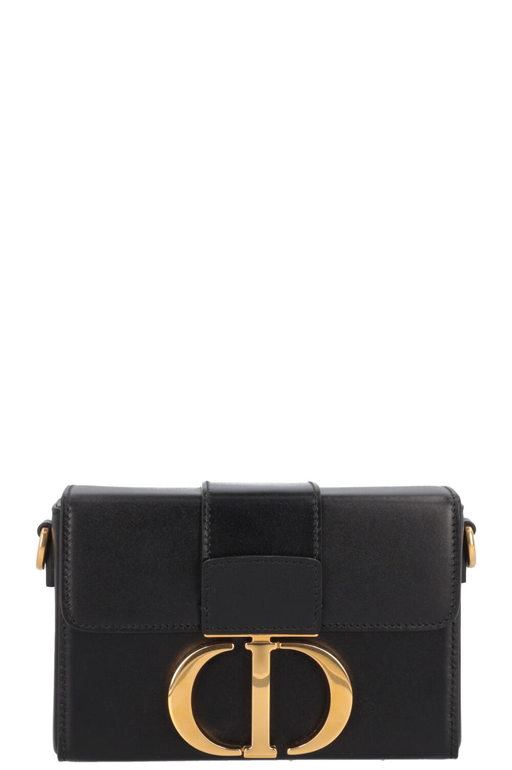 CHRISTIAN DIOR 30 Montaigne Box Bag Black