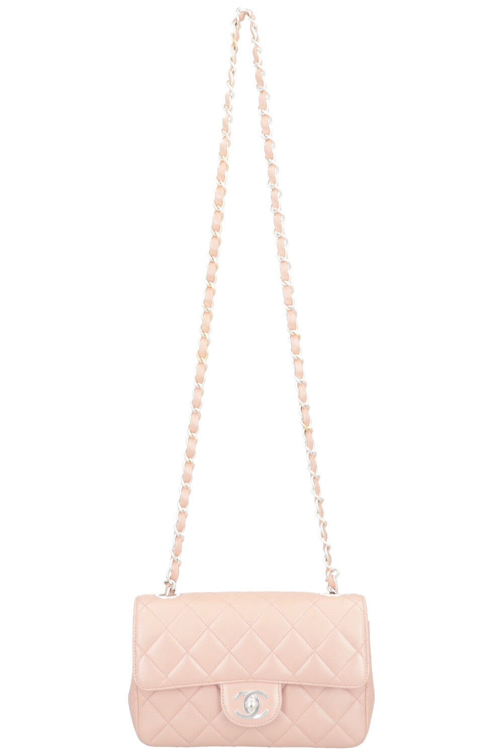 CHANEL Single Flap Bag Rose