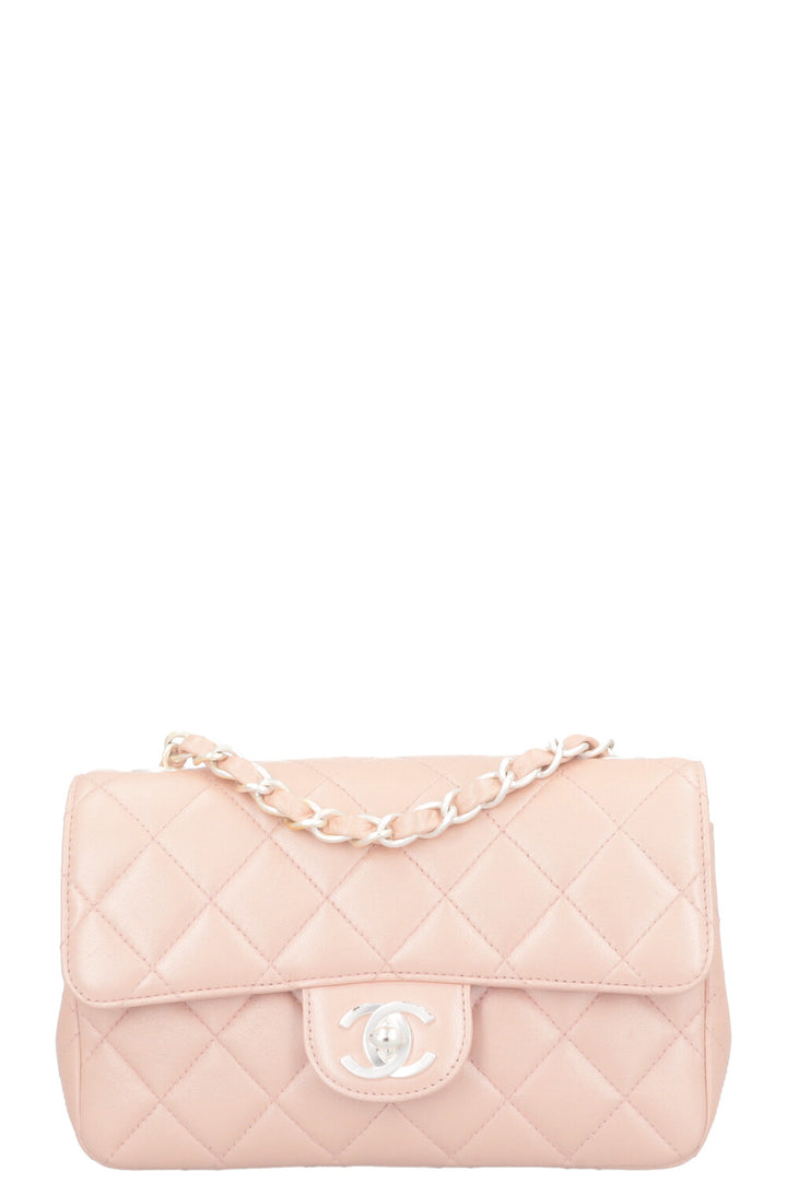 CHANEL Single Flap Bag Rose