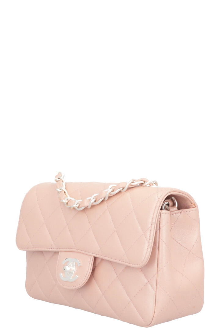 CHANEL Single Flap Bag Rose