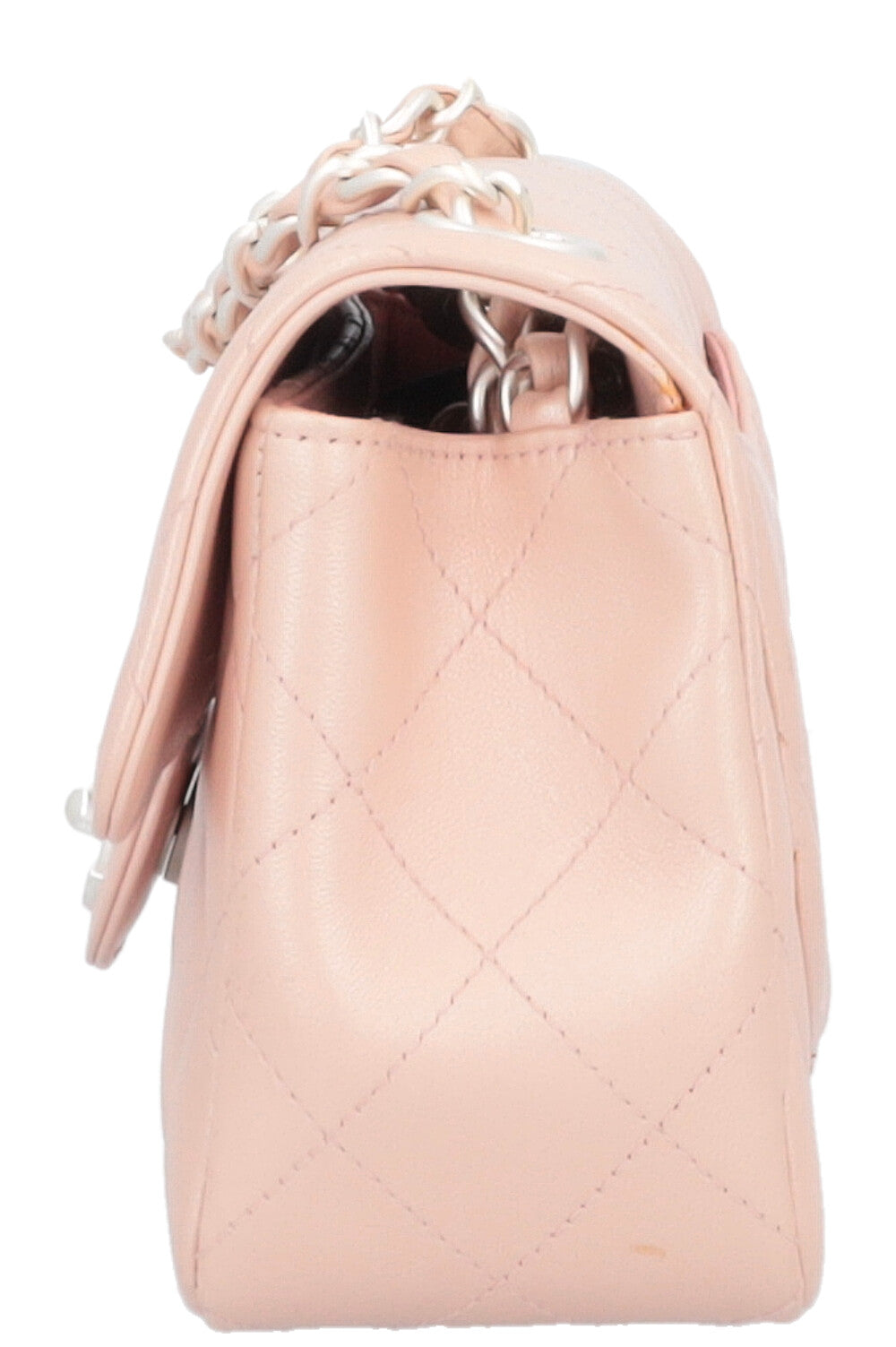 CHANEL Single Flap Bag Rose