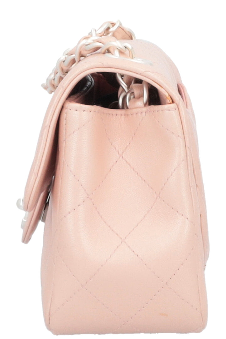 CHANEL Single Flap Bag Rose