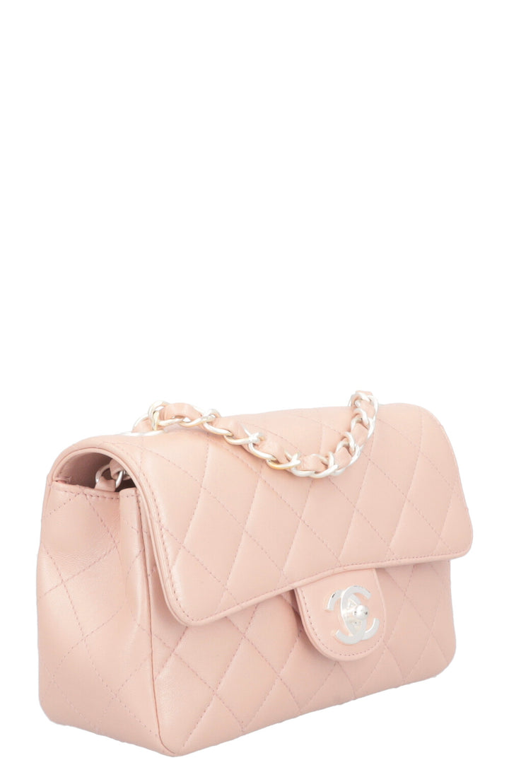 CHANEL Single Flap Bag Rose