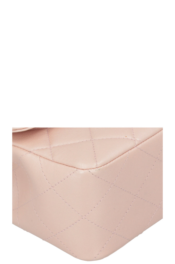 CHANEL Single Flap Bag Rose