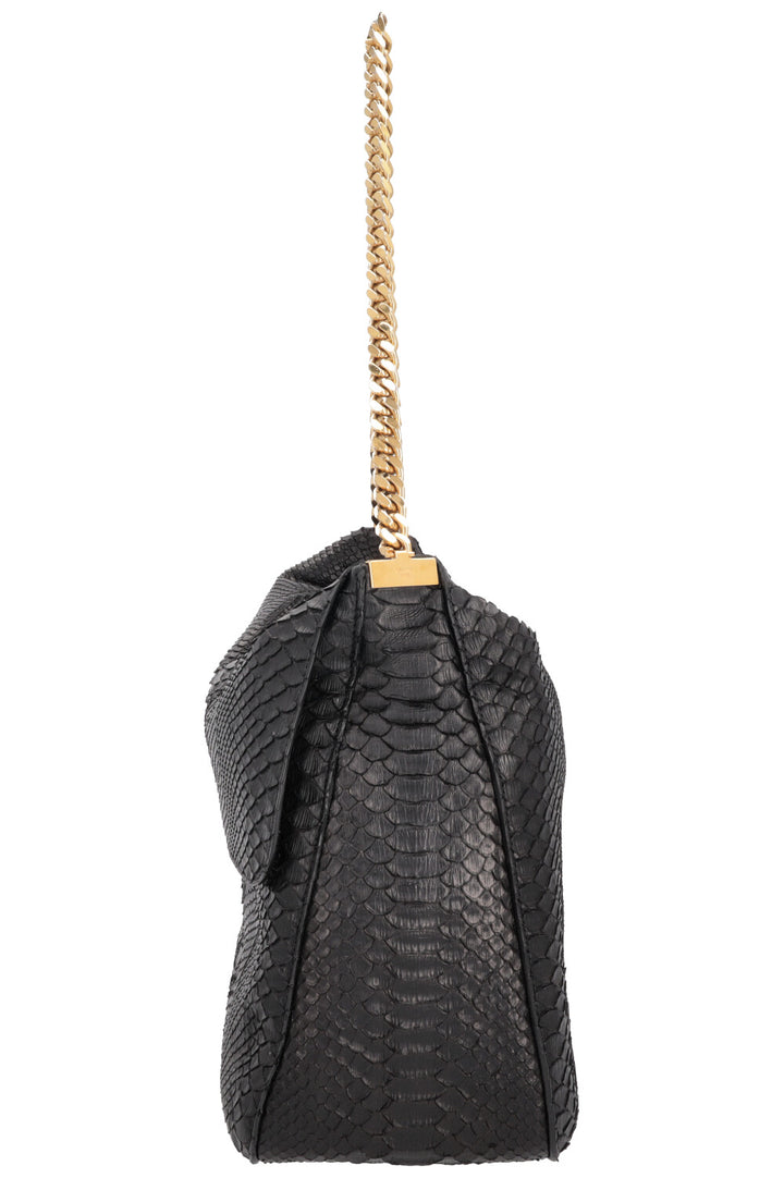 CELINE Hobo Python Black