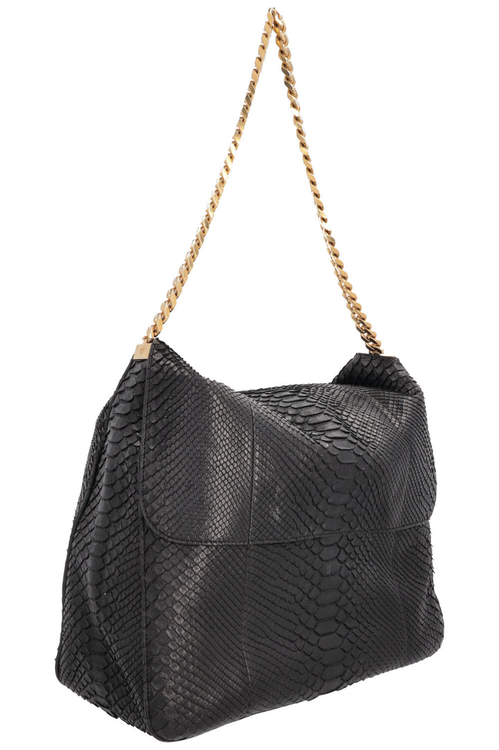 CELINE Hobo Python Black