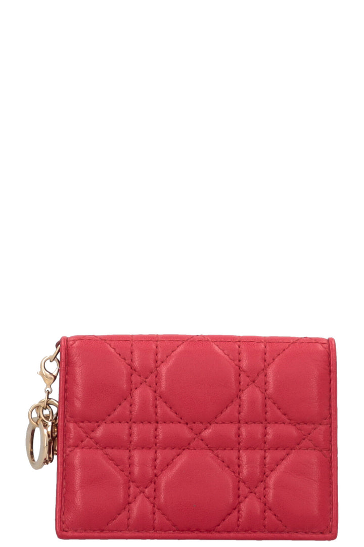 CHRISTIAN DIOR Lady Dior Bloom Card Holder