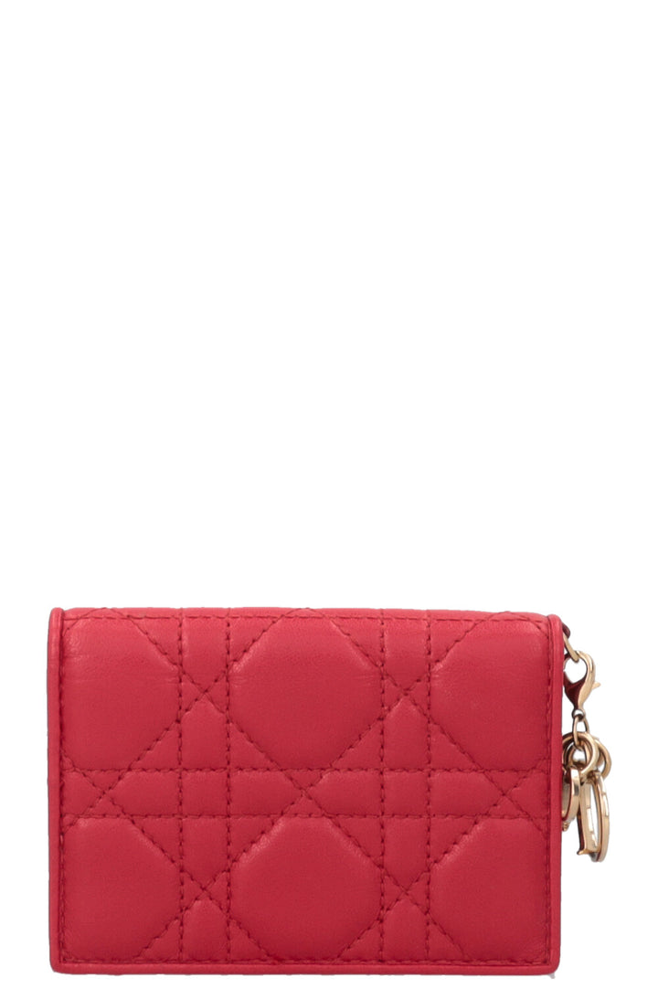 CHRISTIAN DIOR Lady Dior Bloom Card Holder