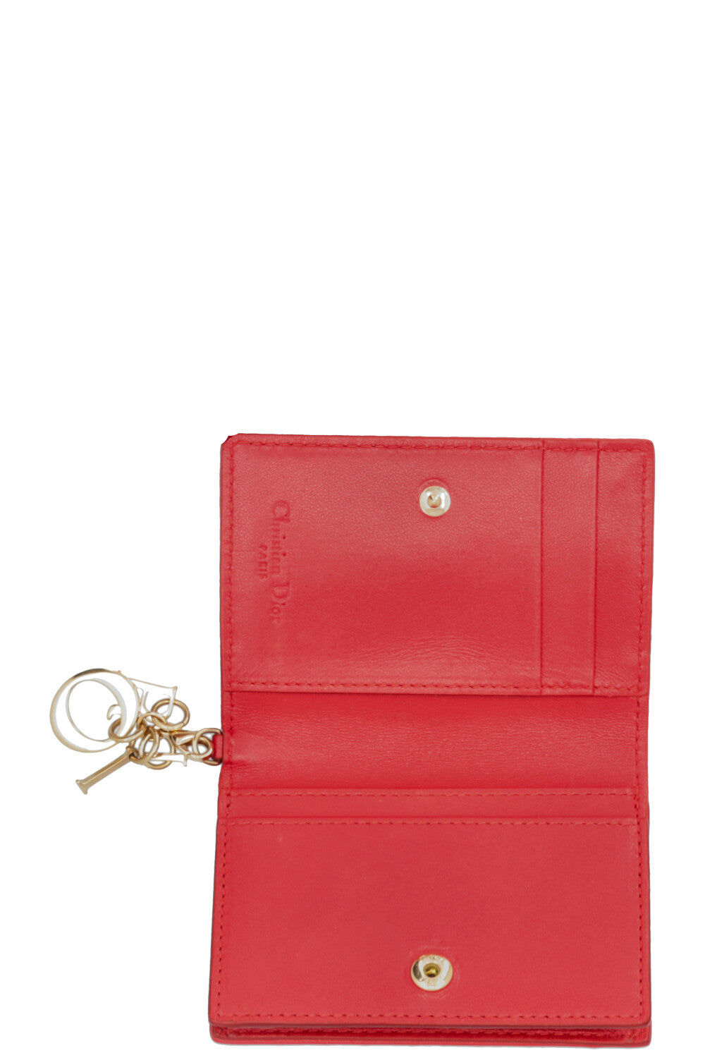 CHRISTIAN DIOR Lady Dior Bloom Card Holder
