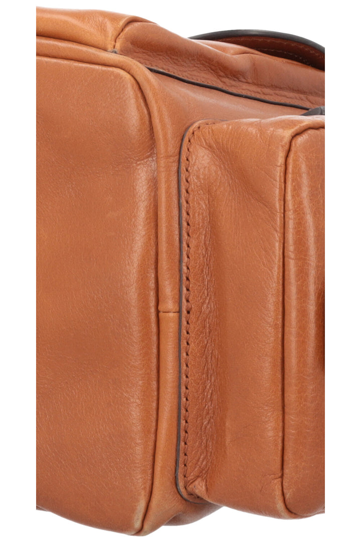 Sac photo moyen CHLOÉ en cuir marron argile