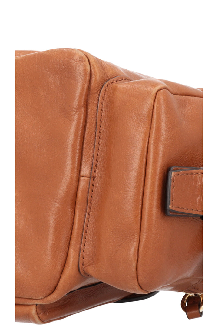 Sac photo moyen CHLOÉ en cuir marron argile