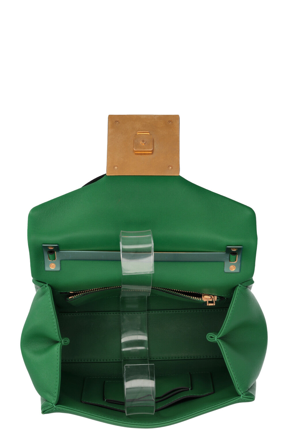 VALENTINO Roman Stud Top handle Bag Green – REAWAKE