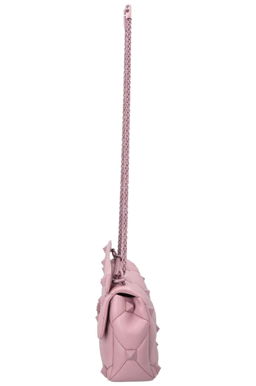 VALENTINO Roman Stud Top Handle Bag Purple