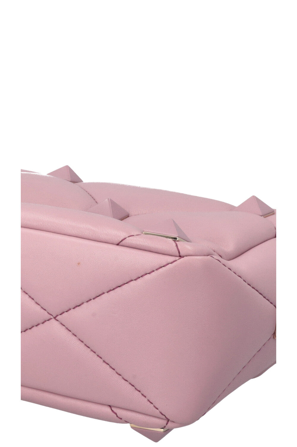 VALENTINO Roman Stud Top Handle Bag Purple