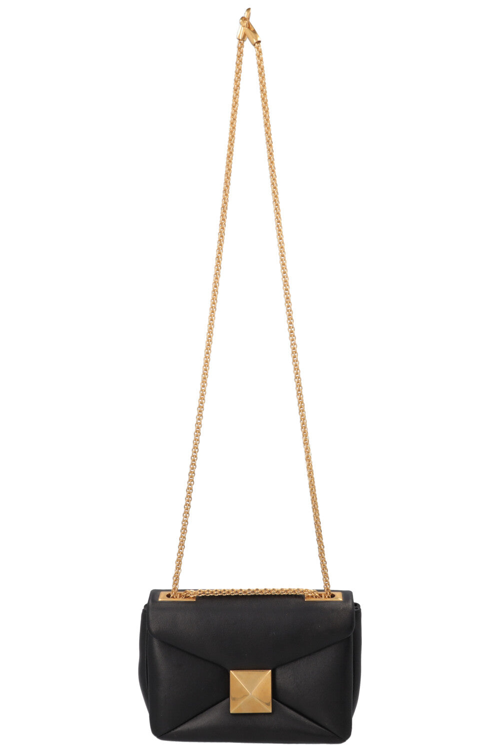VALENTINO One Stud Chain Flap Bag Black