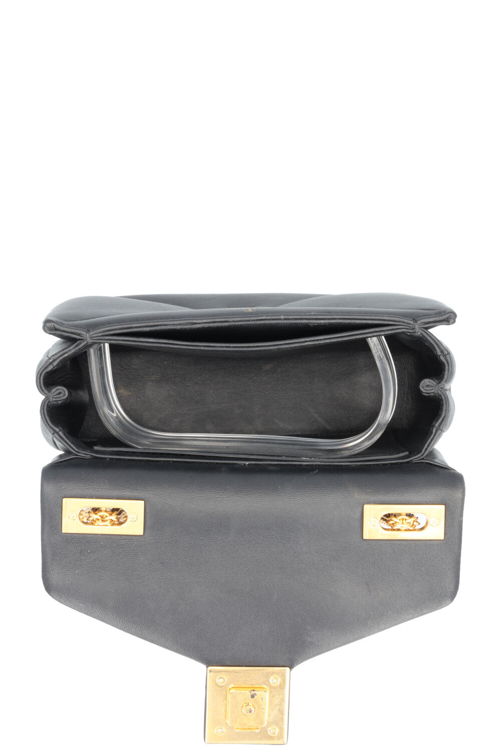 VALENTINO One Stud Chain Flap Bag Black