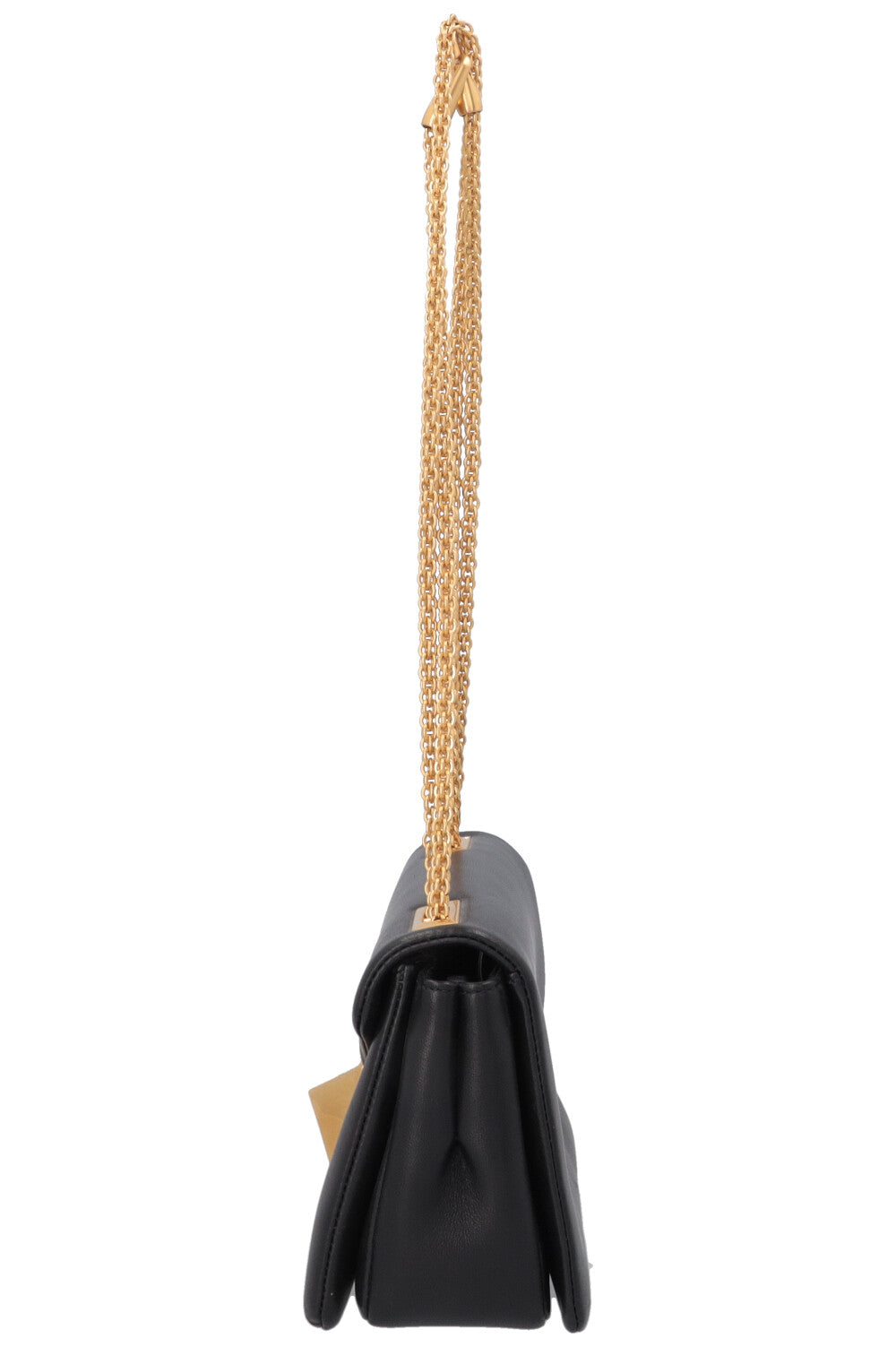 VALENTINO One Stud Chain Flap Bag Black