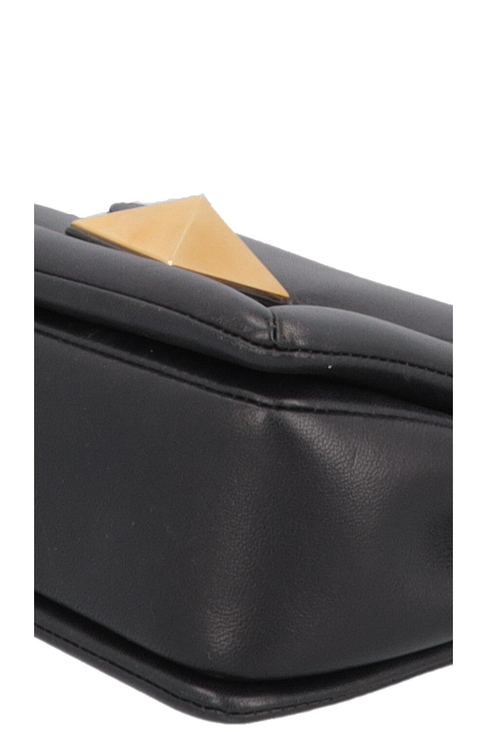 VALENTINO One Stud Chain Flap Bag Black