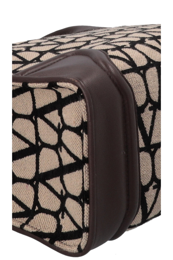 VALENTINO V Logo Tote Bag Brown