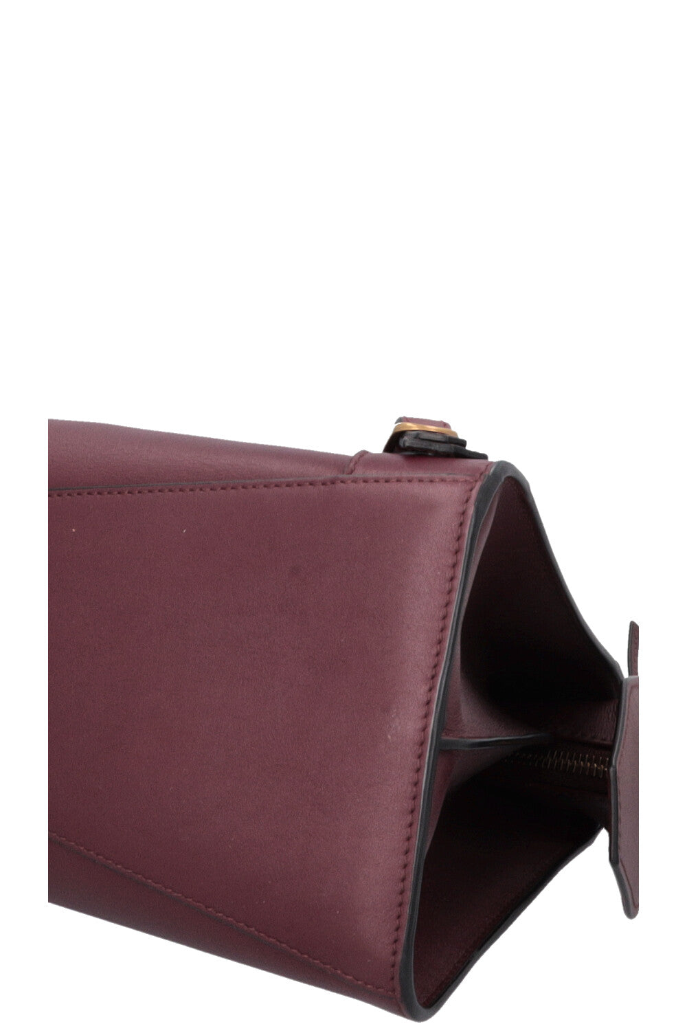BALENCIAGA Classic Neo Bag Small Leather Burgundy