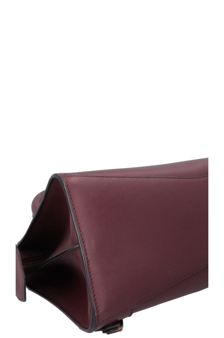 BALENCIAGA Classic Neo Bag Small Leather Burgundy