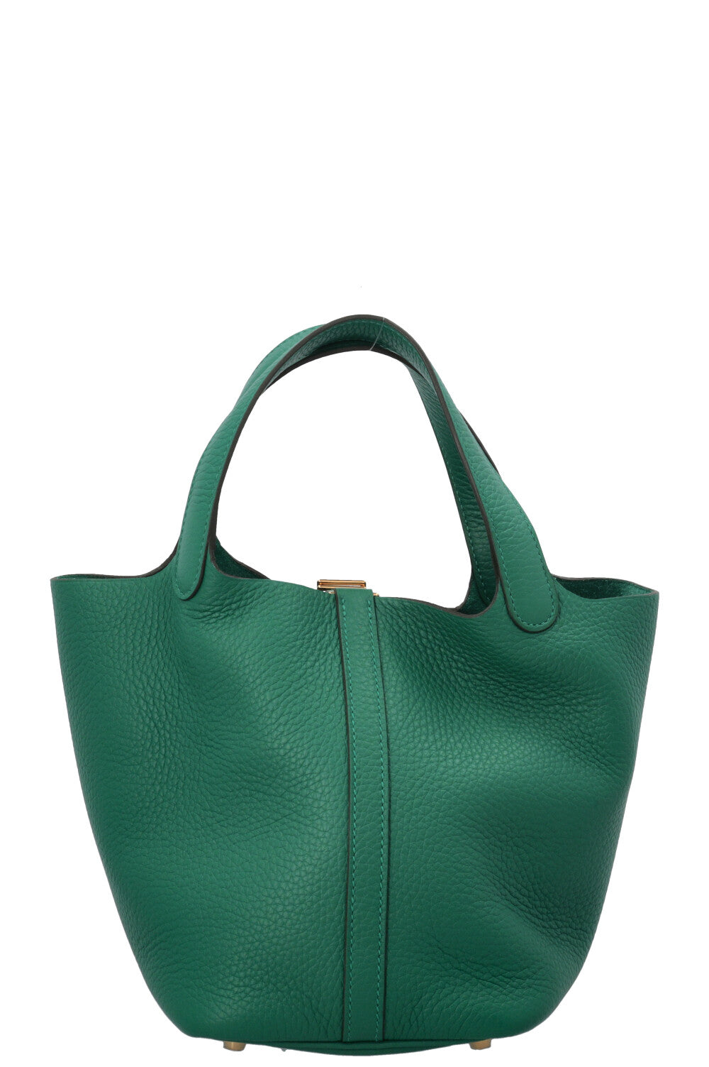 HERMÈS Sac Picotin Lock 18 Clémence Vert Vertigo