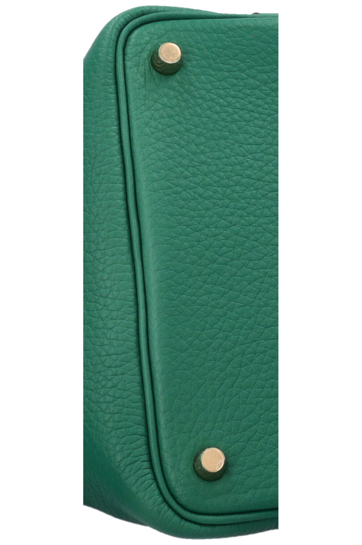 HERMÈS Sac Picotin Lock 18 Clémence Vert Vertigo