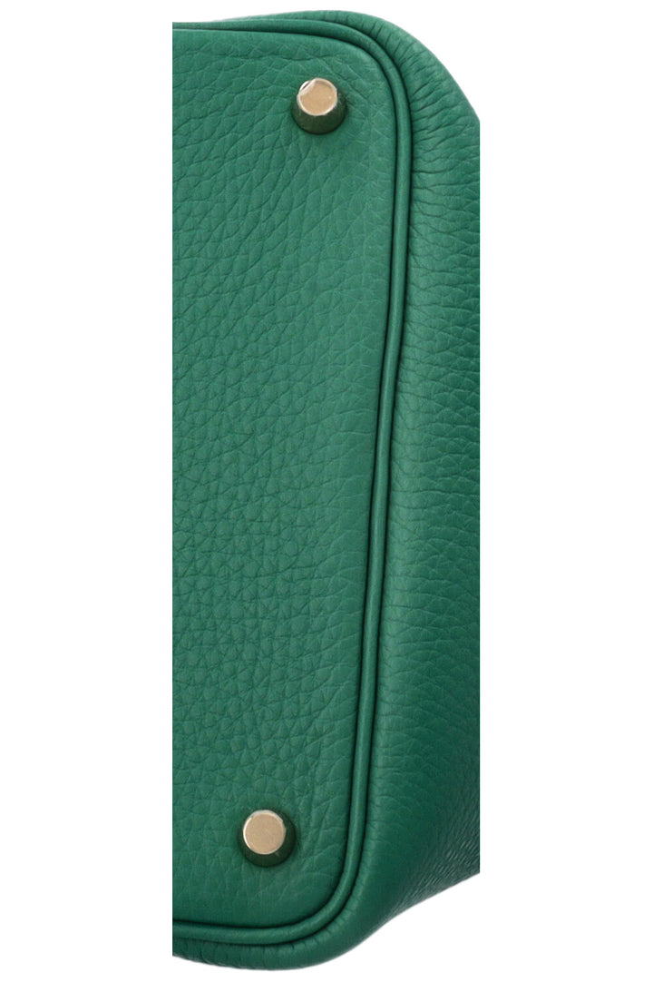 HERMÈS Sac Picotin Lock 18 Clémence Vert Vertigo
