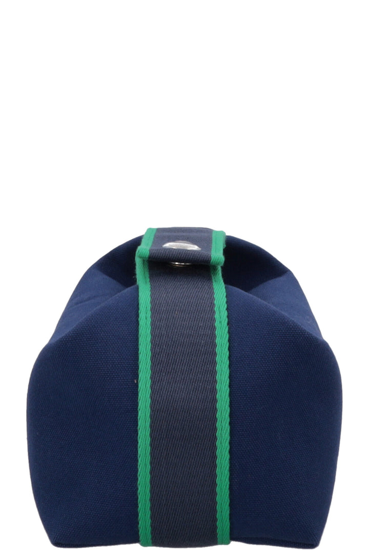 Étui HERMÈS Bride a Brac petit format en toile bleue