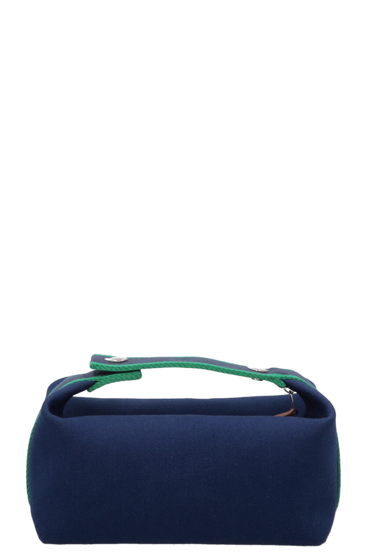 Étui HERMÈS Bride a Brac petit format en toile bleue