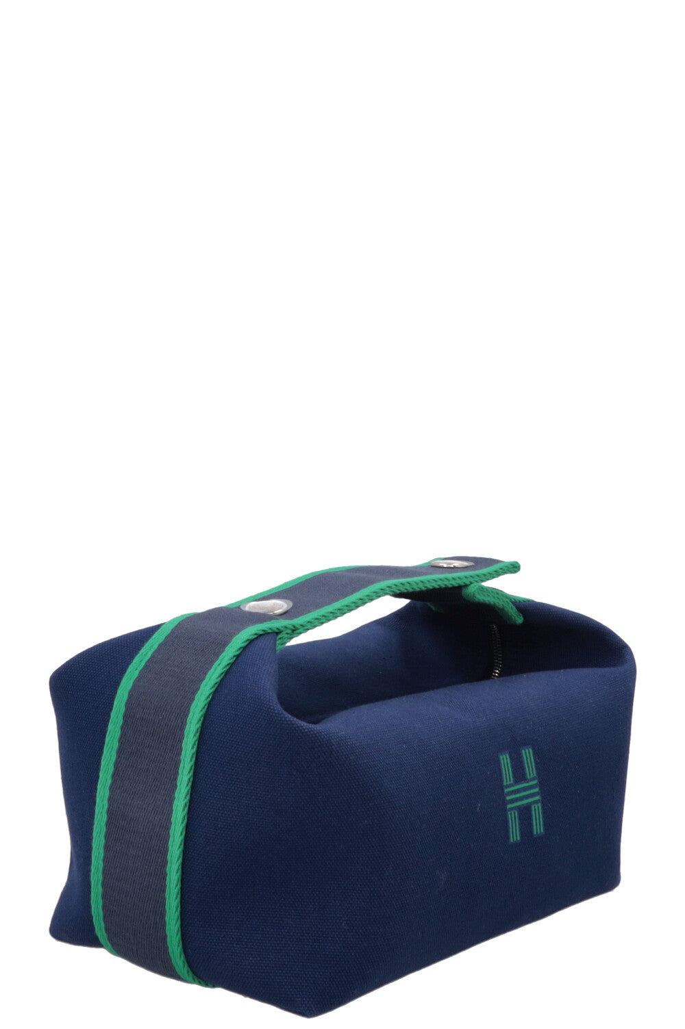 Étui HERMÈS Bride a Brac petit format en toile bleue