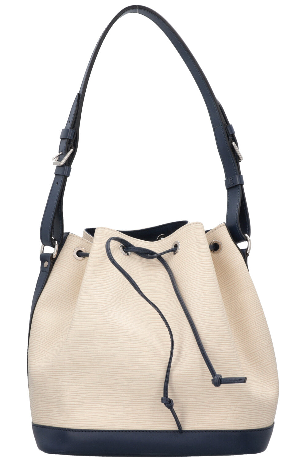 LOUIS VUITTON Petit Sac Noé Epi Cream Navy