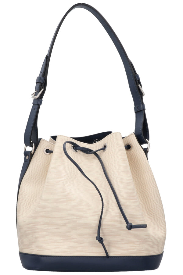 LOUIS VUITTON Petit Sac Noé Epi Cream Navy