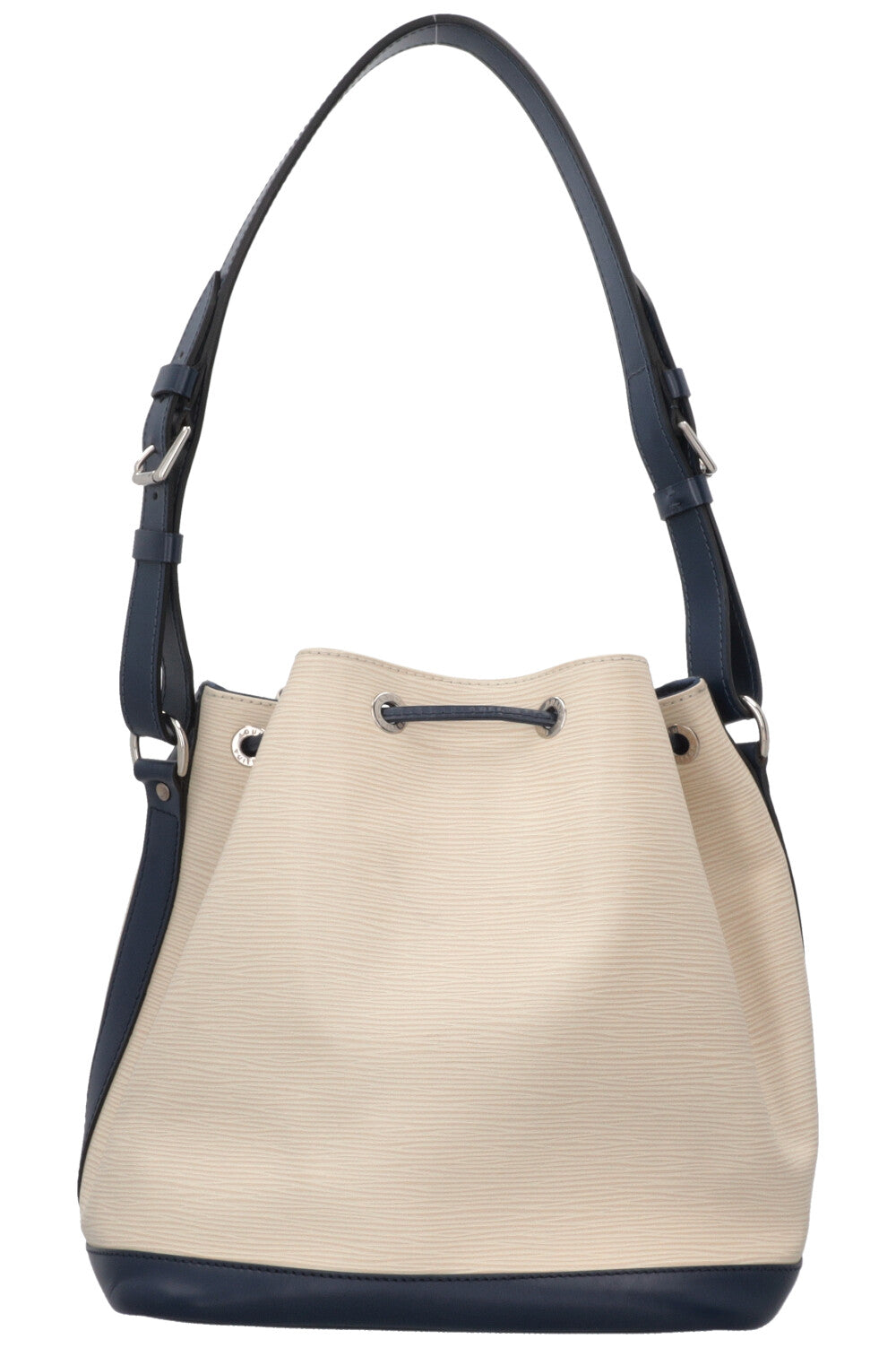 LOUIS VUITTON Petit Sac Noé Epi Cream Navy