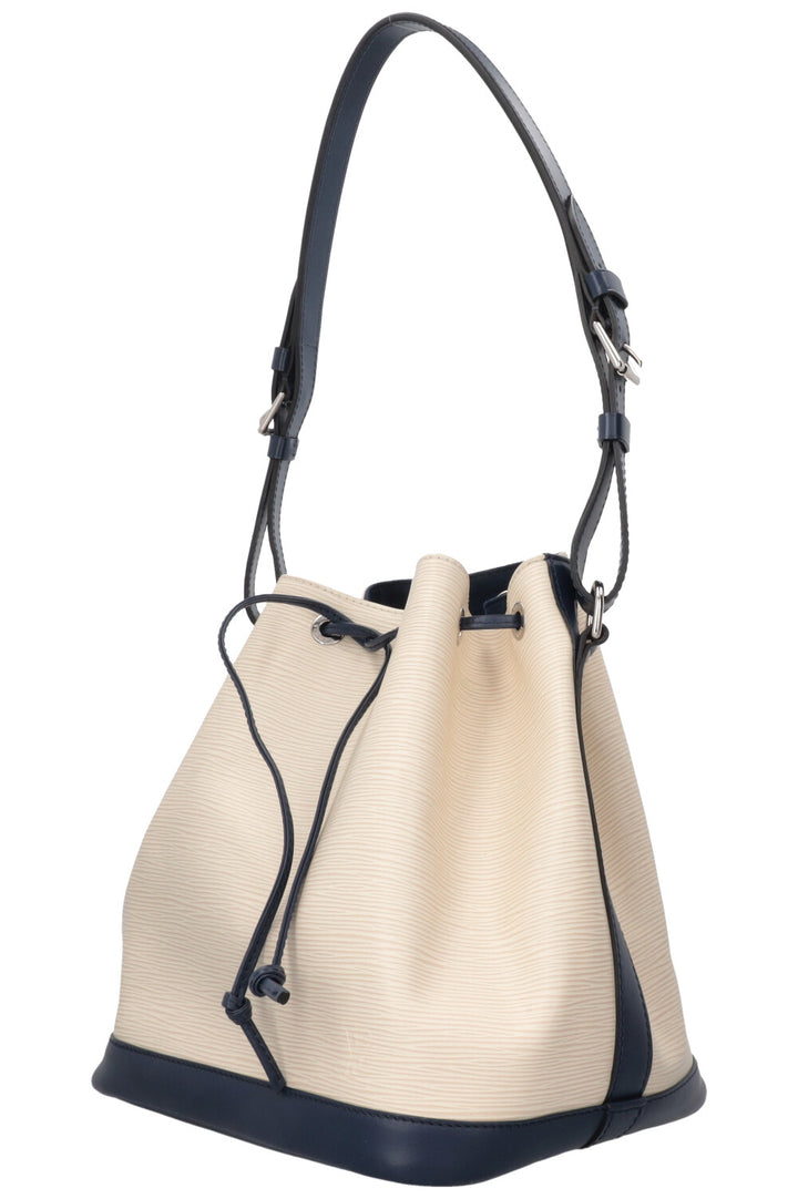 LOUIS VUITTON Petit Sac Noé Epi Cream Navy