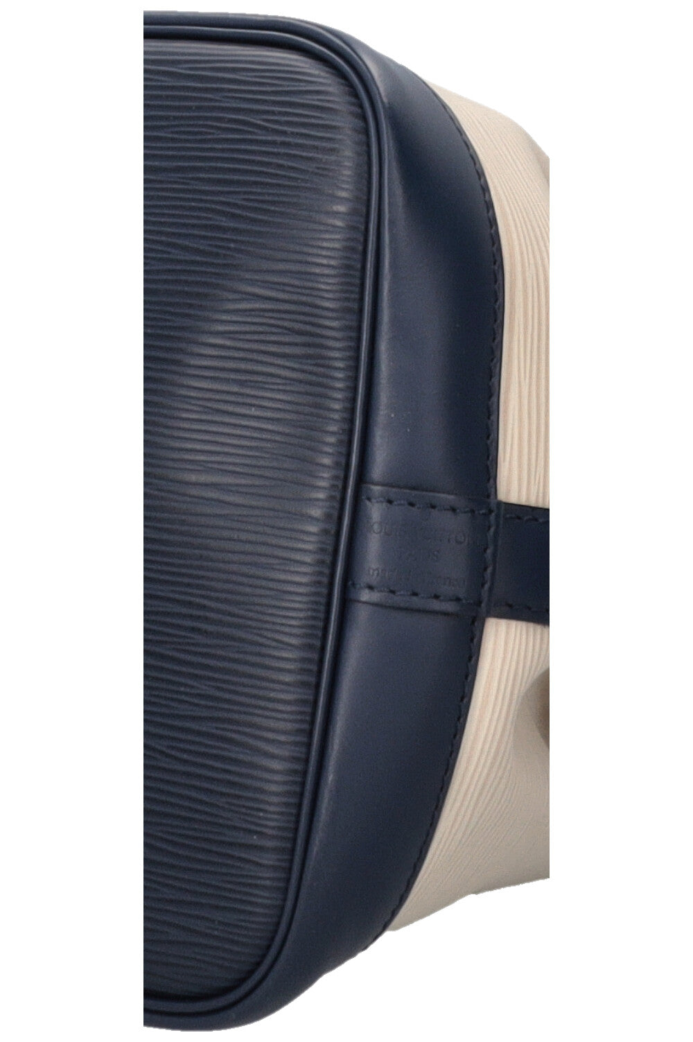 LOUIS VUITTON Petit Sac Noé Epi Cream Navy