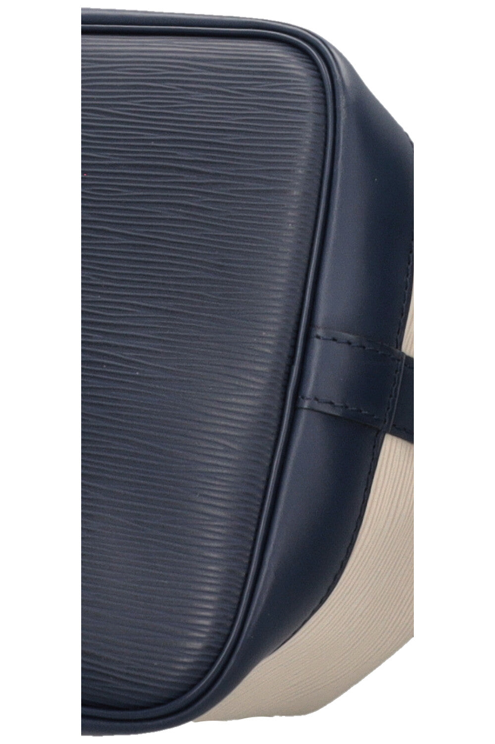LOUIS VUITTON Petit Sac Noé Epi Cream Navy