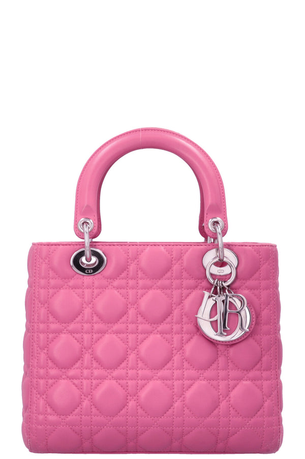 CHRISTIAN DIOR Medium Lady Dior Pink