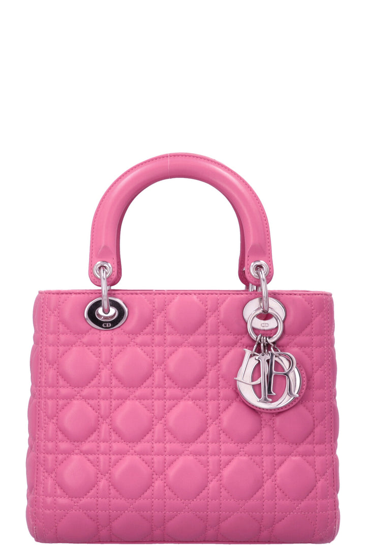 CHRISTIAN DIOR Medium Lady Dior Pink