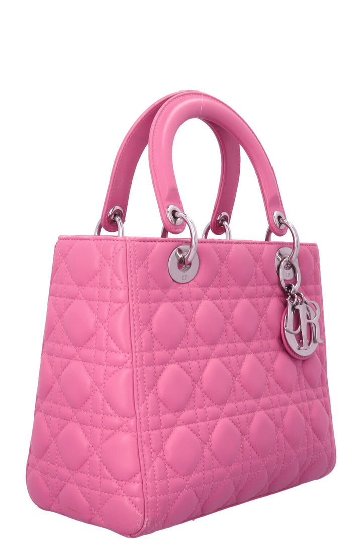 CHRISTIAN DIOR Medium Lady Dior Pink