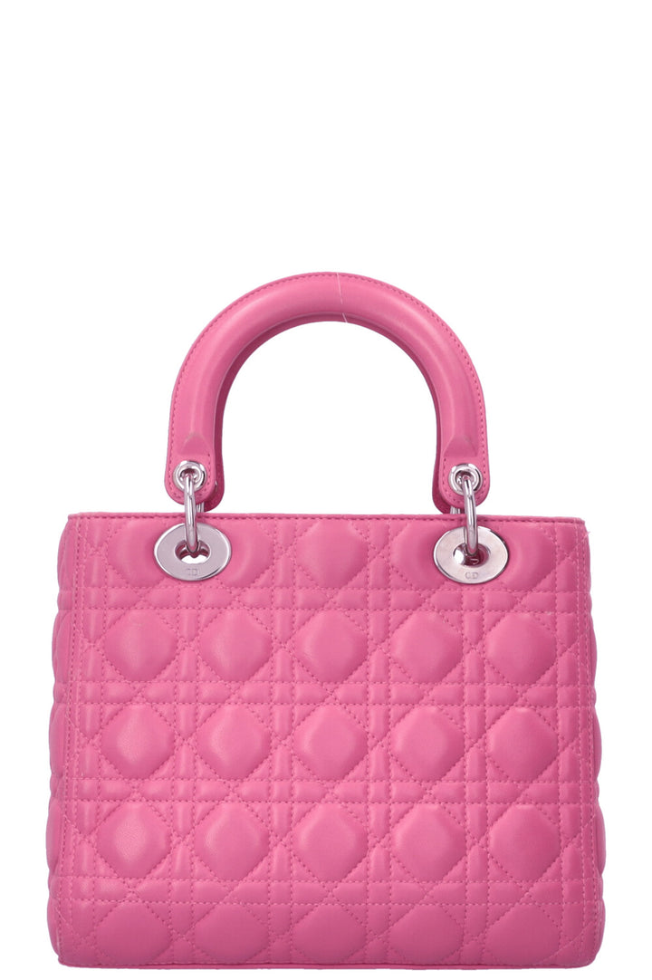 CHRISTIAN DIOR Medium Lady Dior Pink