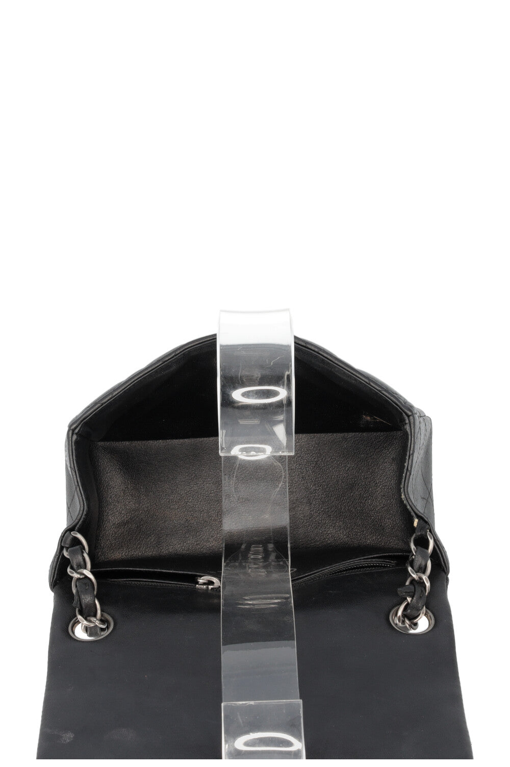 CHANEL Mini Square Flap Bag Black