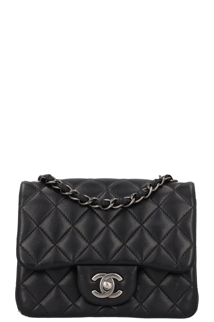 CHANEL Mini Square Flap Bag Black
