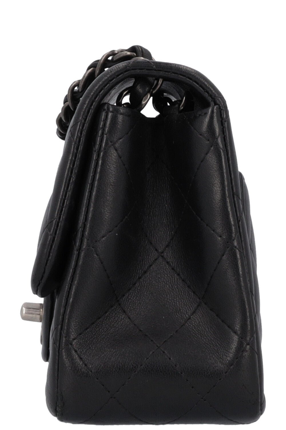 CHANEL Mini Square Flap Bag Black