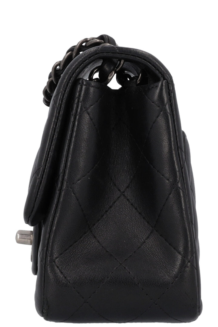 CHANEL Mini Square Flap Bag Black