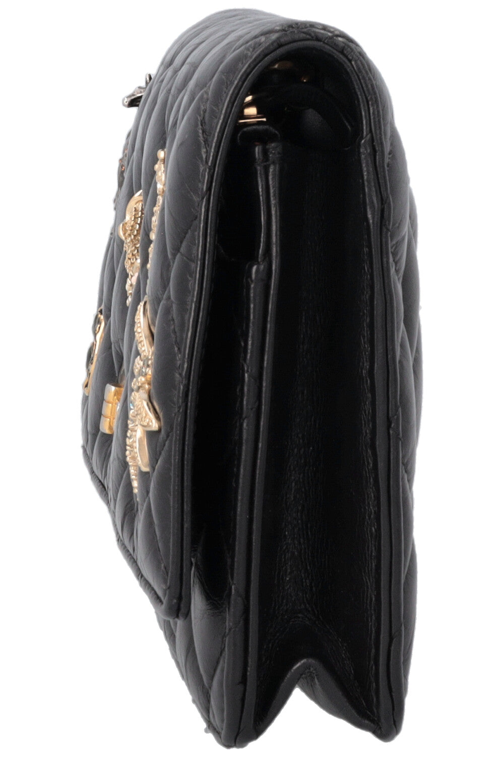 CHANEL Lucky Charm 2.55 WOC Black